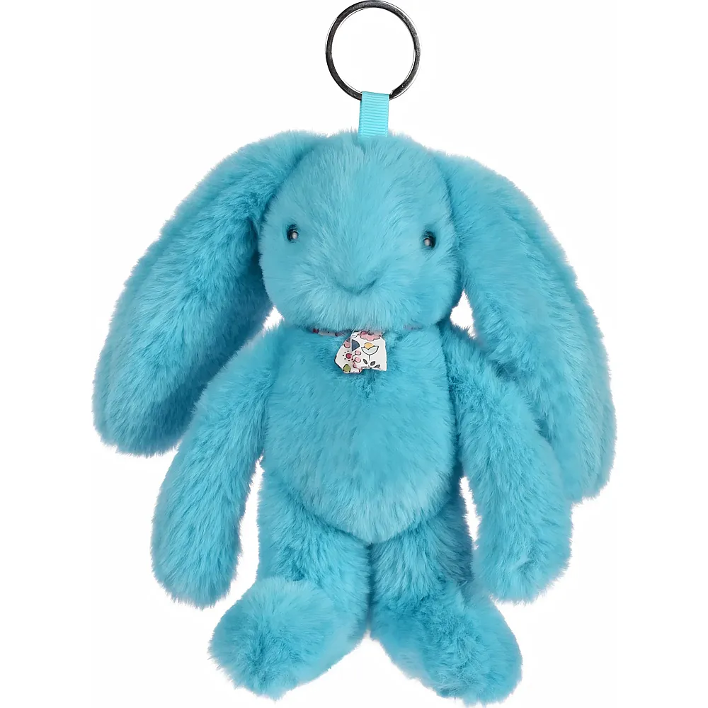 meinspielzeug - Doudou et Compagnie Schl�sselanh�nger Fleurette T�rkis - 18 cm | Accessoires