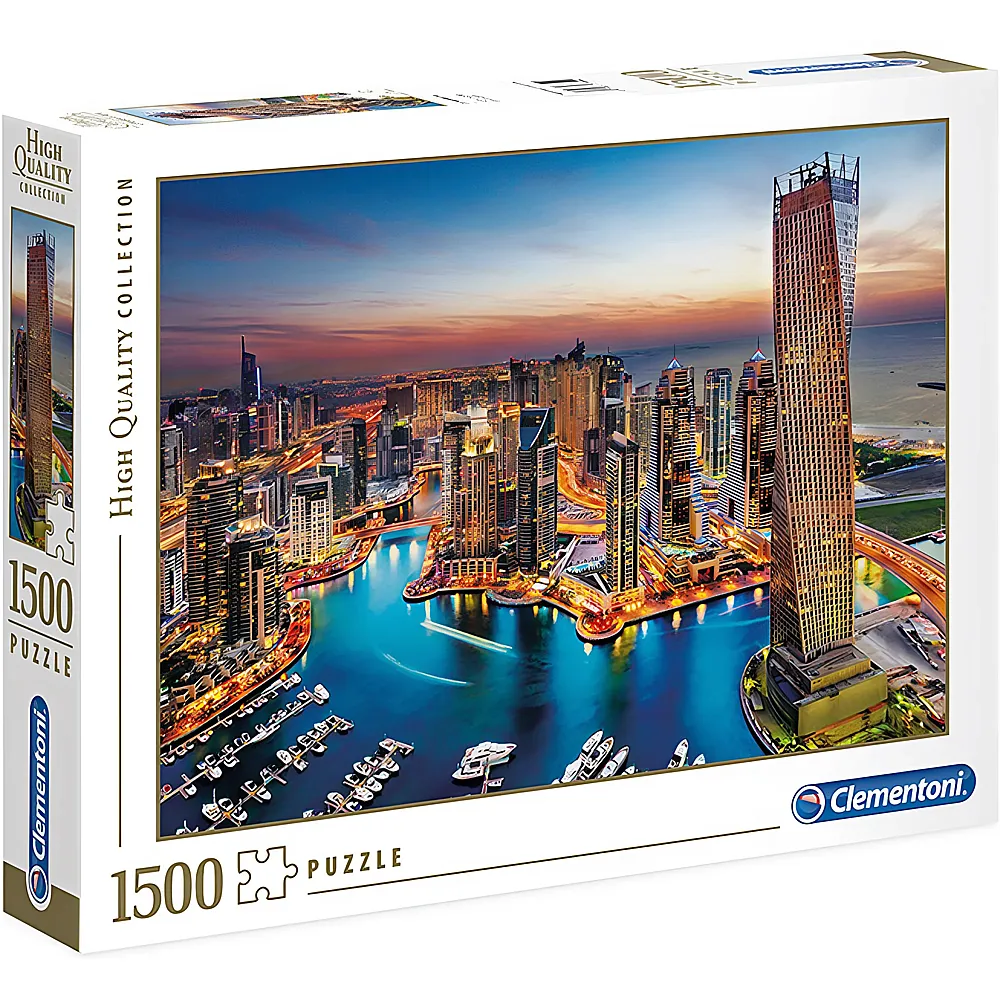 Clementoni Puzzle High Quality Collection Dubai Marina 1500Teile