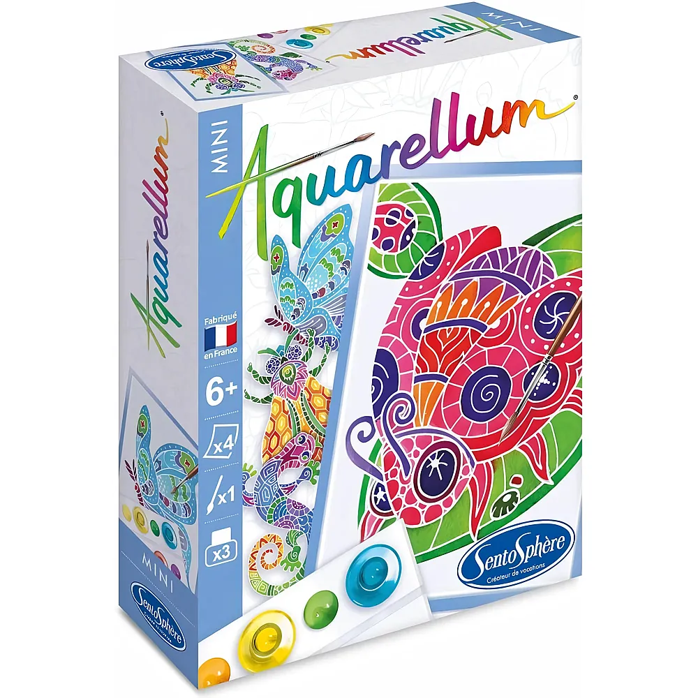 meinspielzeug - Sentosphere Aquarellum Insekten Mandala | Malsets
