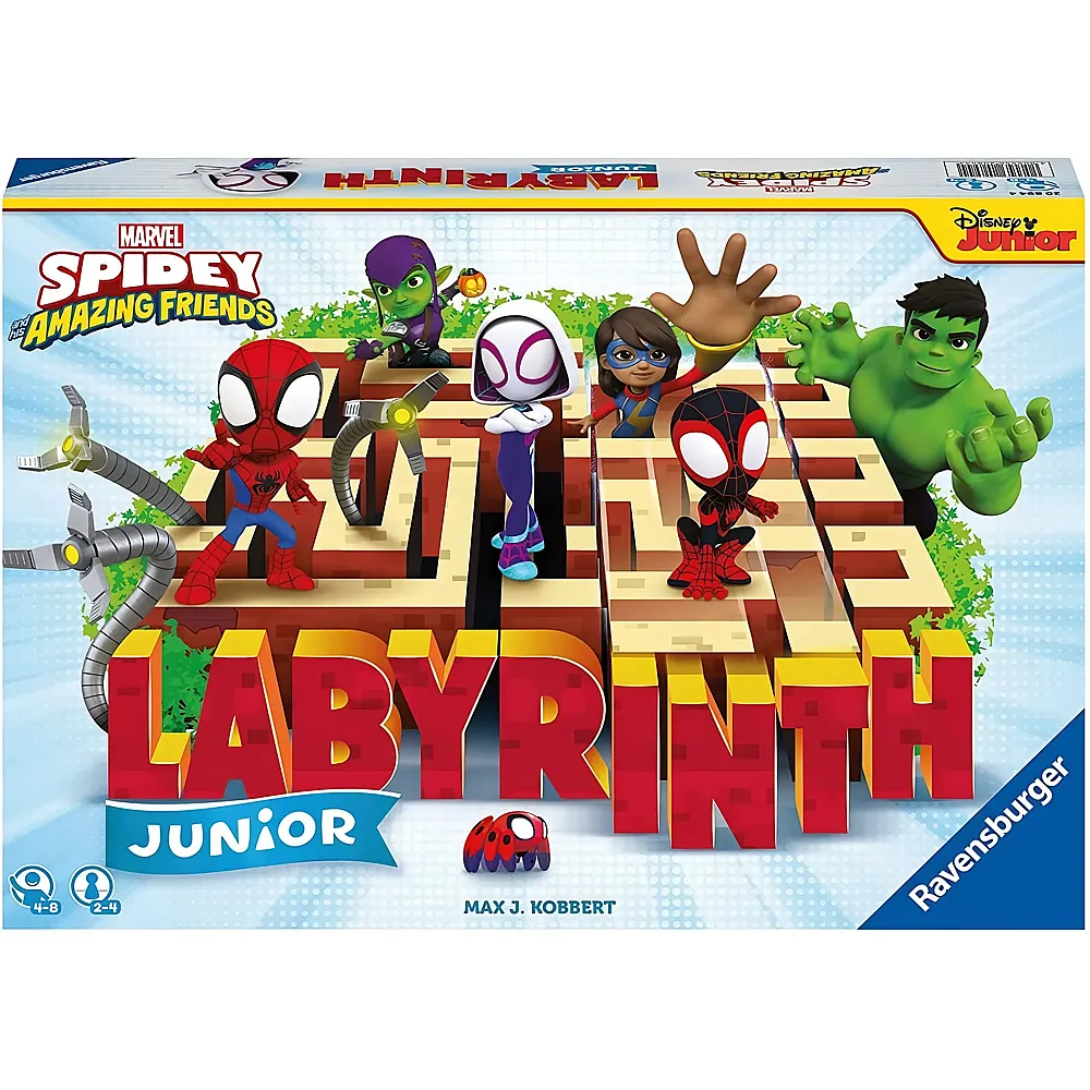 Ravensburger Spiele Spiderman Spidey and His Amazing Friends Junior Labyrinth