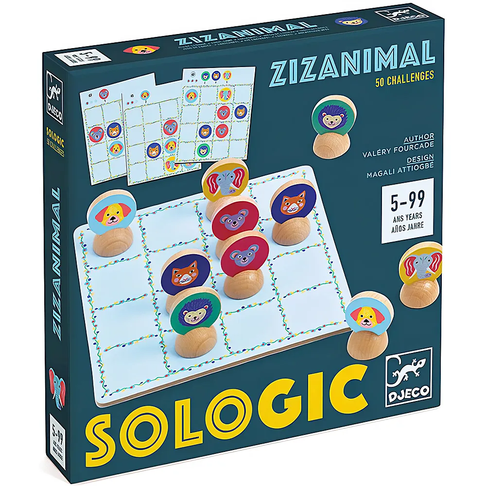 Djeco Spiele Zizanimal - SOLOGIC