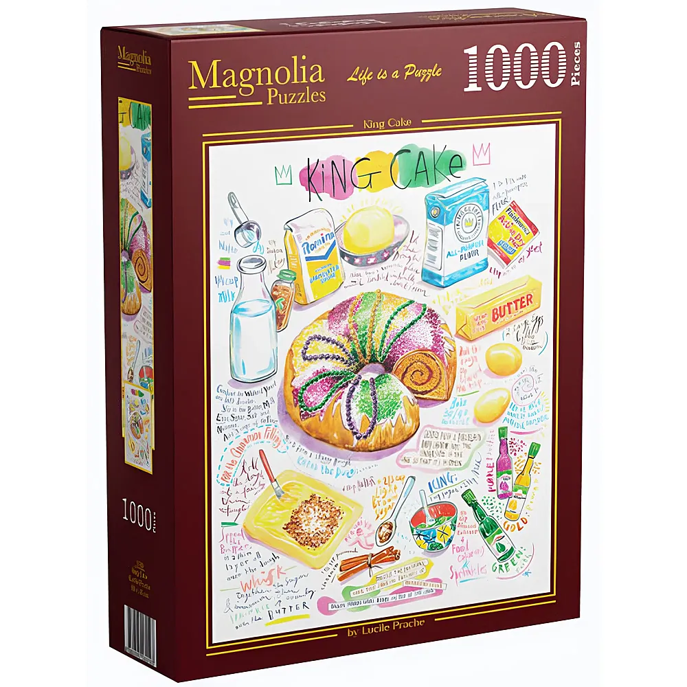 Magnolia Puzzle K�nigskuchen 1000Teile