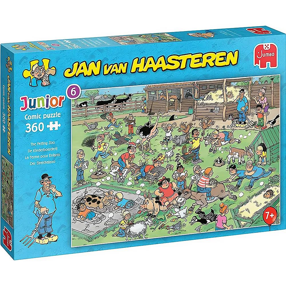 Jumbo Puzzle Jan van Haasteren Streichelzoo 360Teile