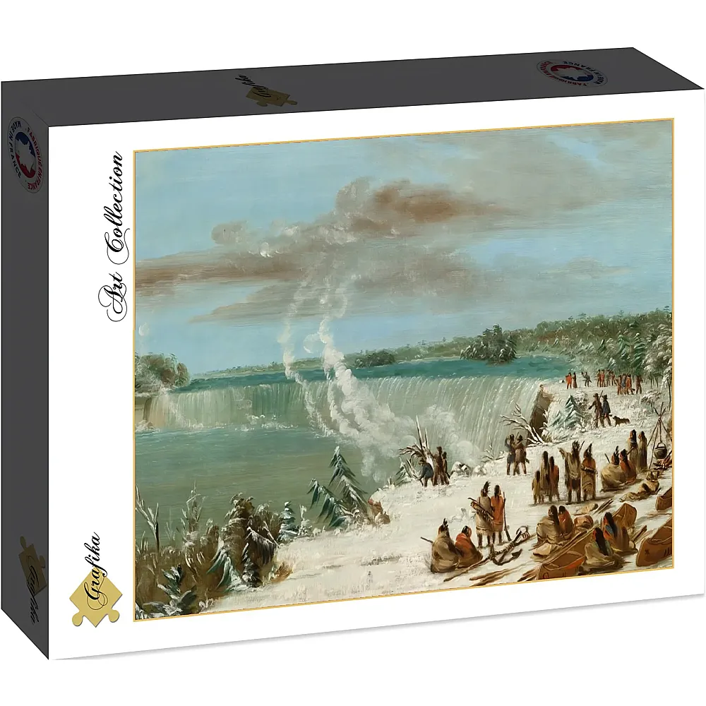 Grafika Puzzle Art Collection George Catlin: Portage Around the Falls of Niagara at Table Rock, 1847-1848 - 2000 Teile