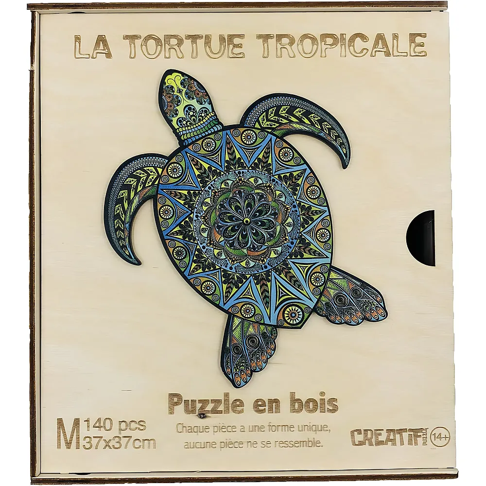 Harmandi Puzzle Creatif Die tropische Schildkr�te - 140 Teile