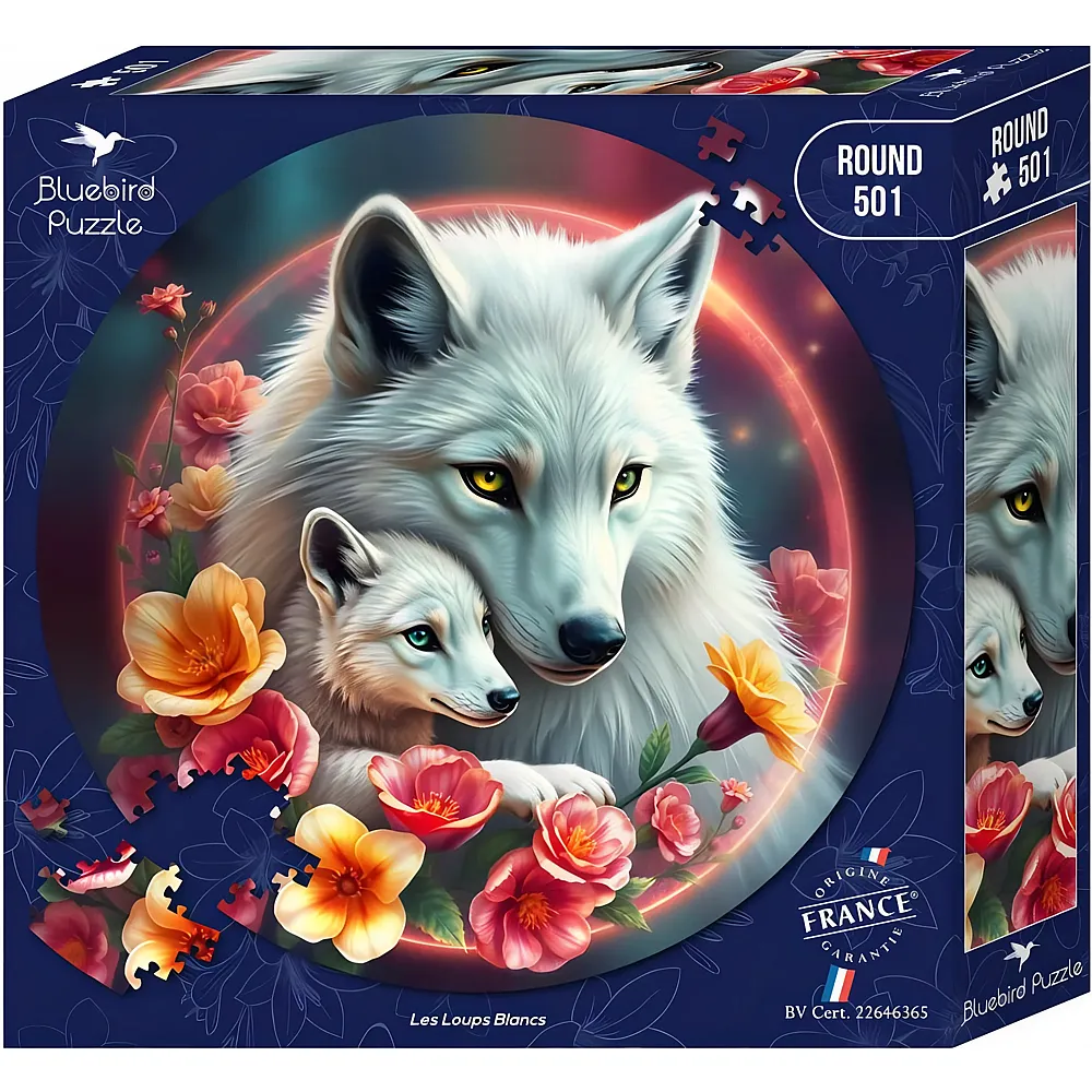 Bluebird Puzzle Les Loups Blancs 501Teile