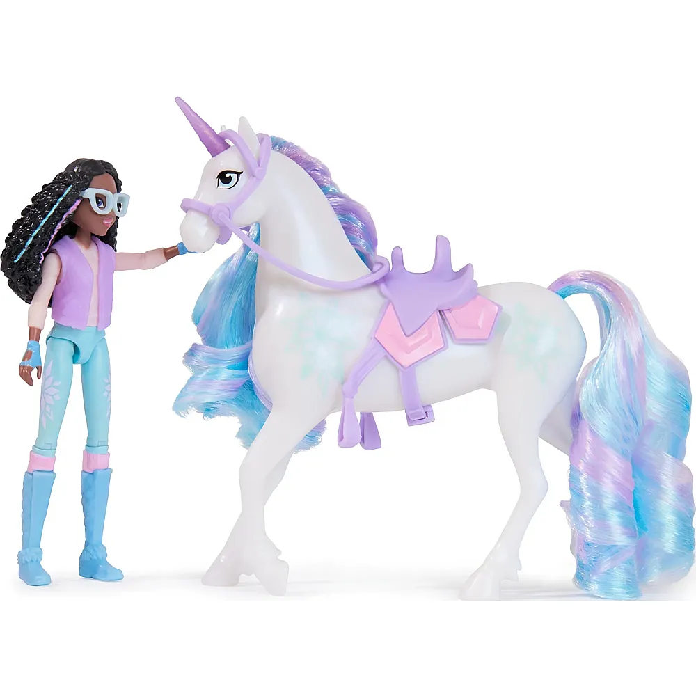 Spin Master Unicorn Academy Layla und Einhorn Glacier