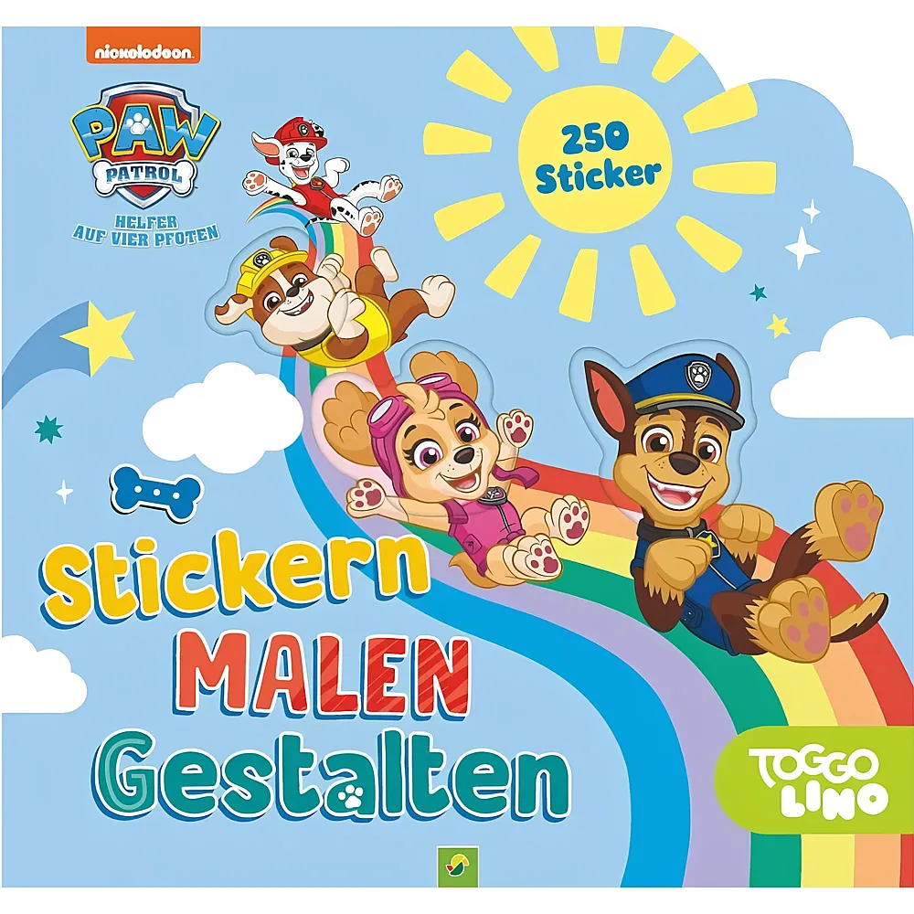 Schwager & Steinlein PAW Patrol: Stickern - Malen - Gestalten
