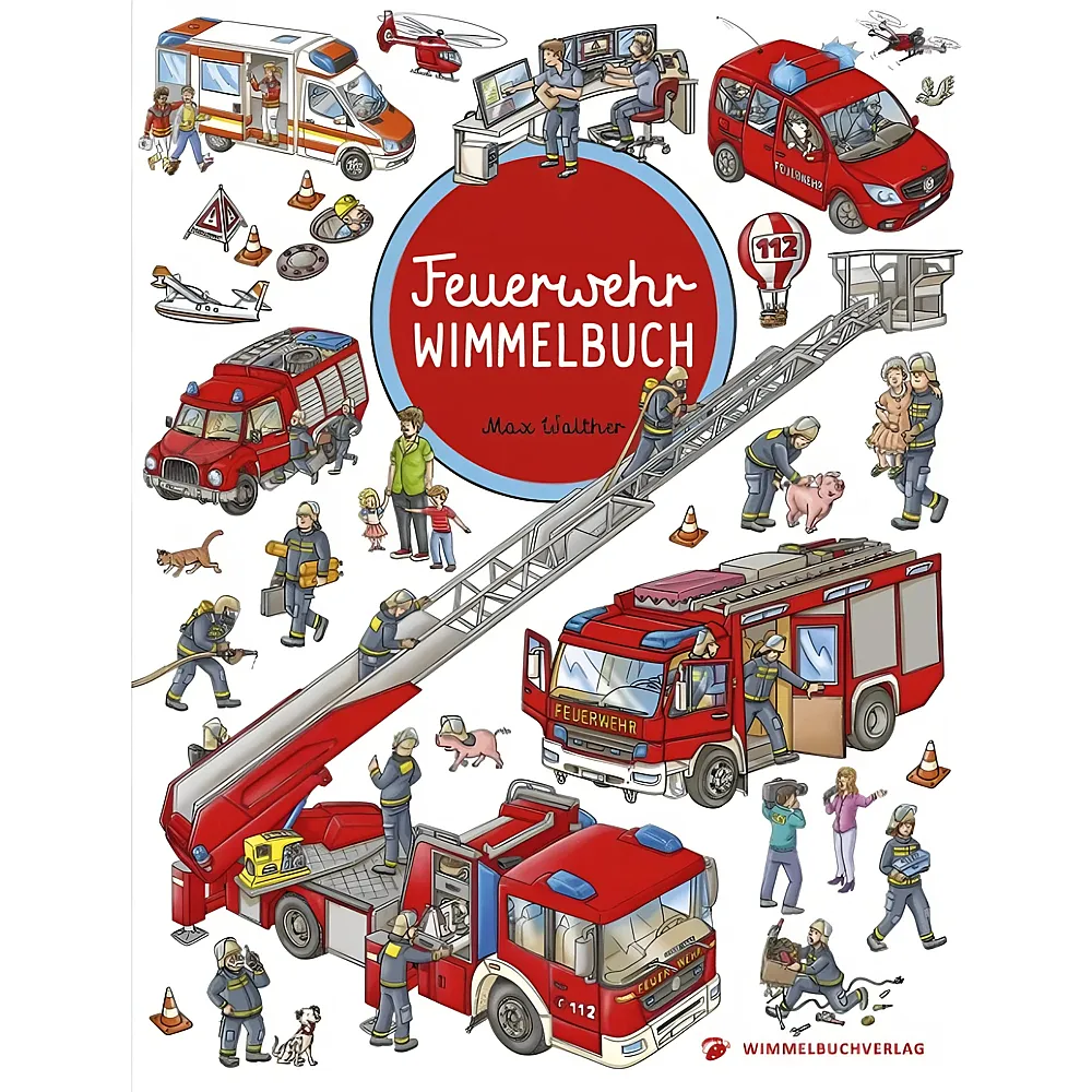Adrian Feuerwehr Wimmelbuch