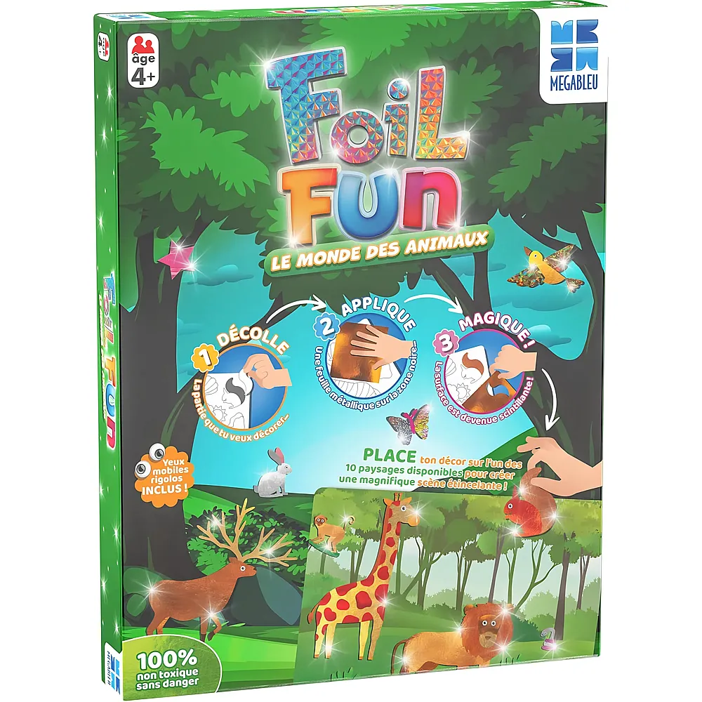 Megableu Foil Fun - LE Royaume Des Animaux FR