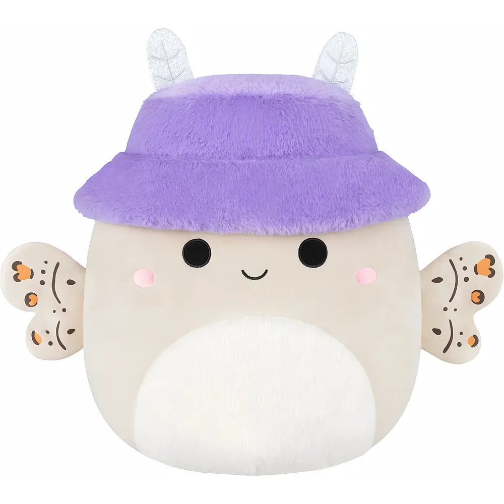 Squishmallows Pl�sch Motte Berit mit Hut und mit Paisley Fl�gel - 40 cm