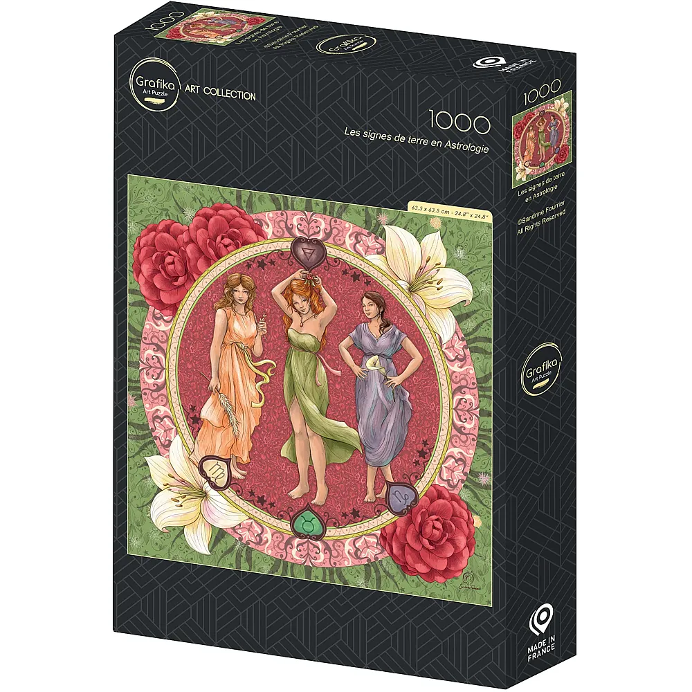 Grafika Puzzle Art Collection Les signes de terre en Astrologie - 1000 Teile