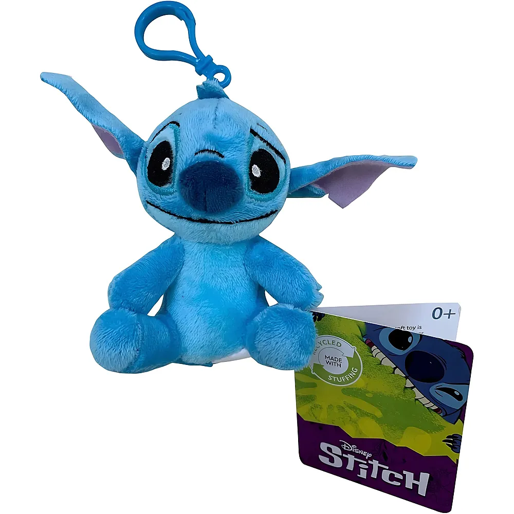 Simba Pl�sch Stitch Pl�schtier mit Clip - 10 cm Lilo & Stitch - Accessoires