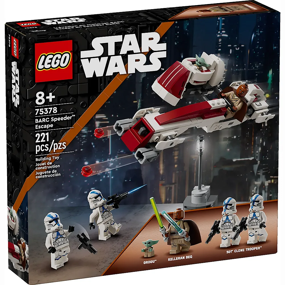 LEGO Star Wars Flucht mit dem BARC Speeder 75378