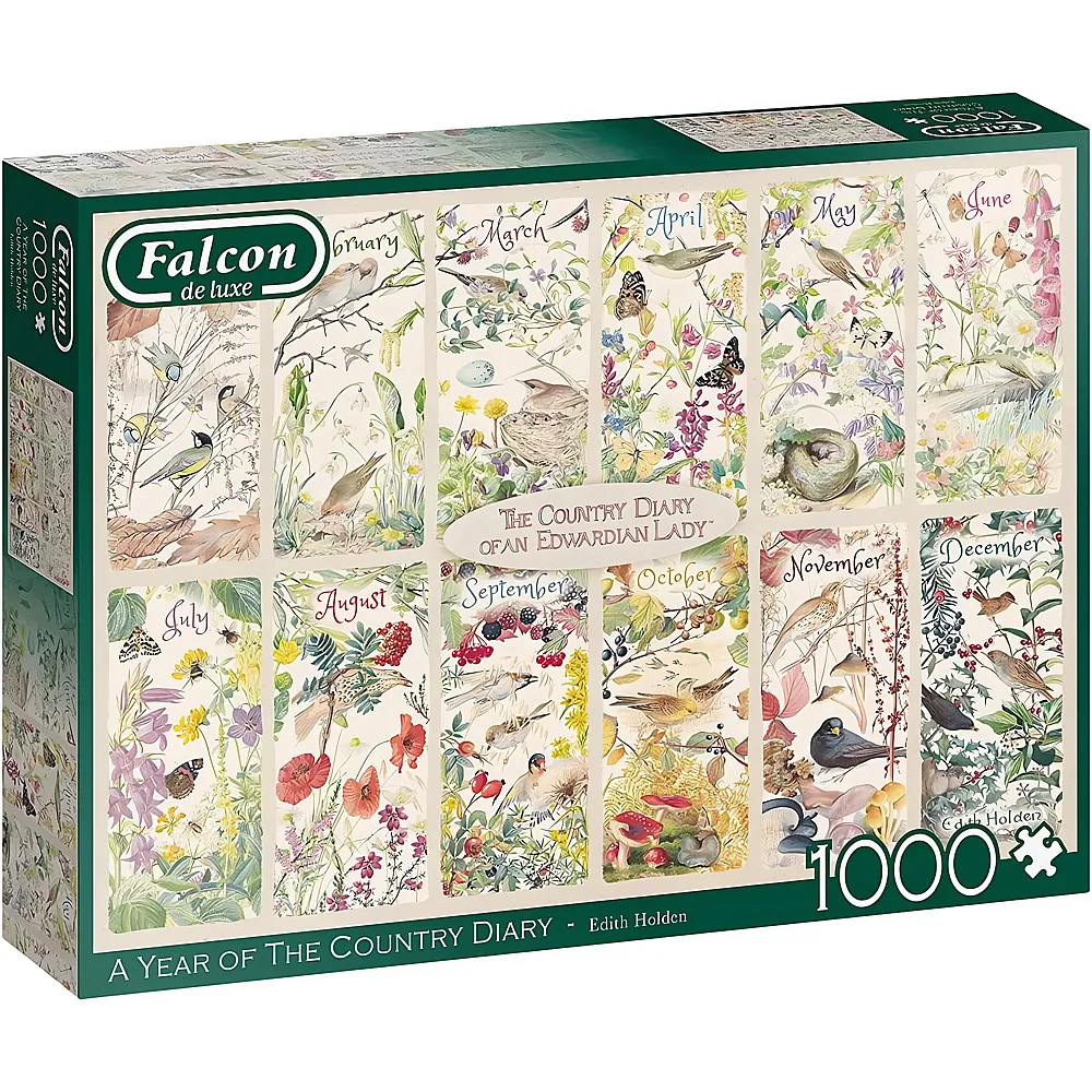 Falcon Puzzle A Year of The Country Diary 1000Teile