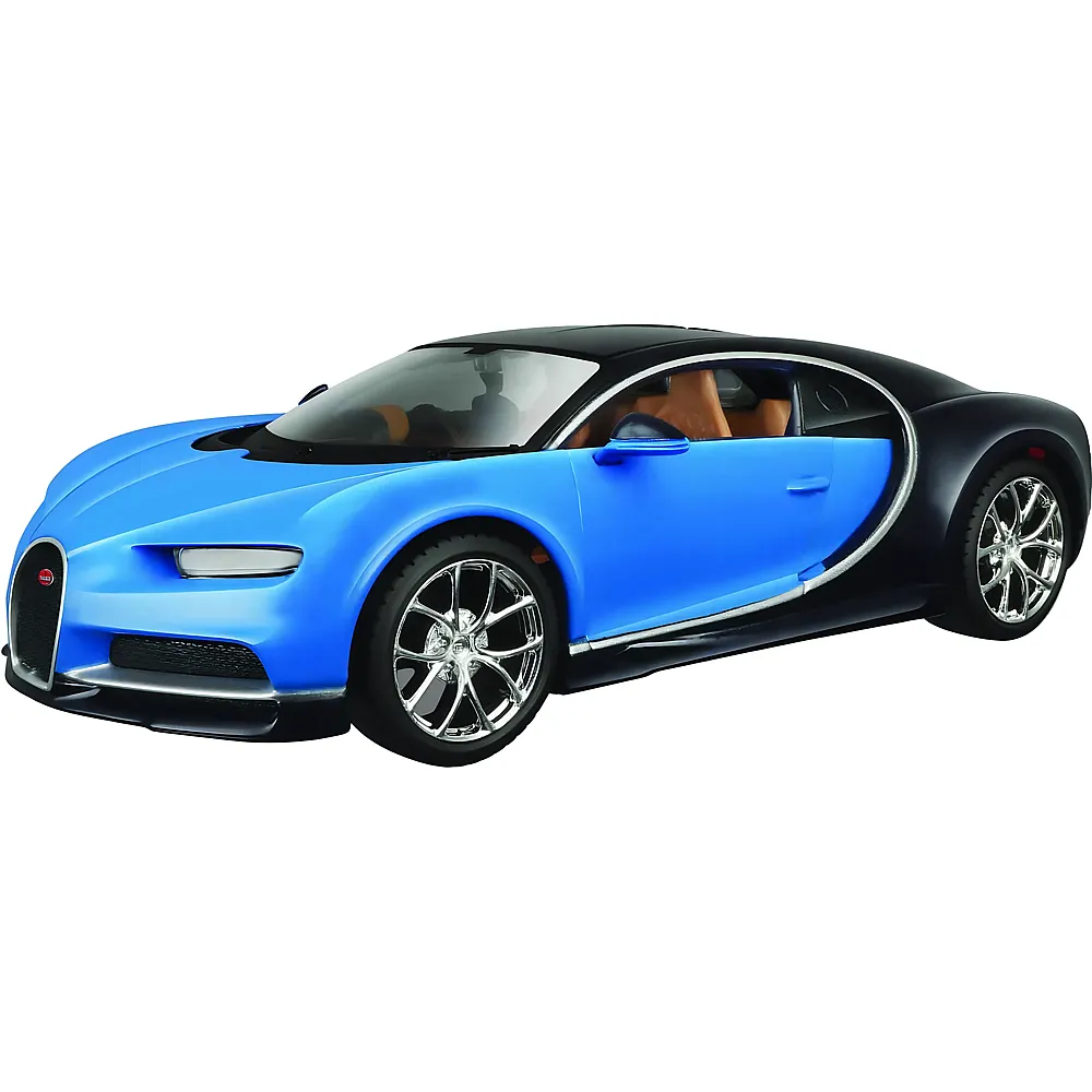 Maisto Bausatz Bugatti Chiron Blau