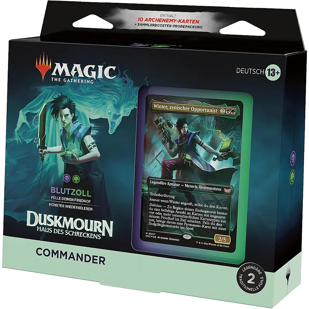 Magic The Gathering Duskmourn: Haus des Schreckens Commander Deck - Blutzoll - Deutsch