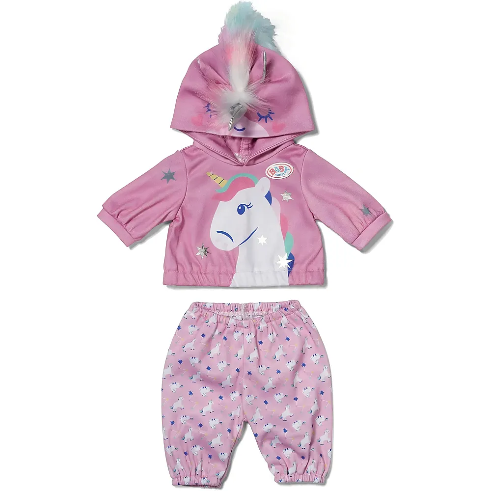 meinspielzeug - Zapf Creation Baby Born Einhorn Outfit - 43 cm | Puppenkleider