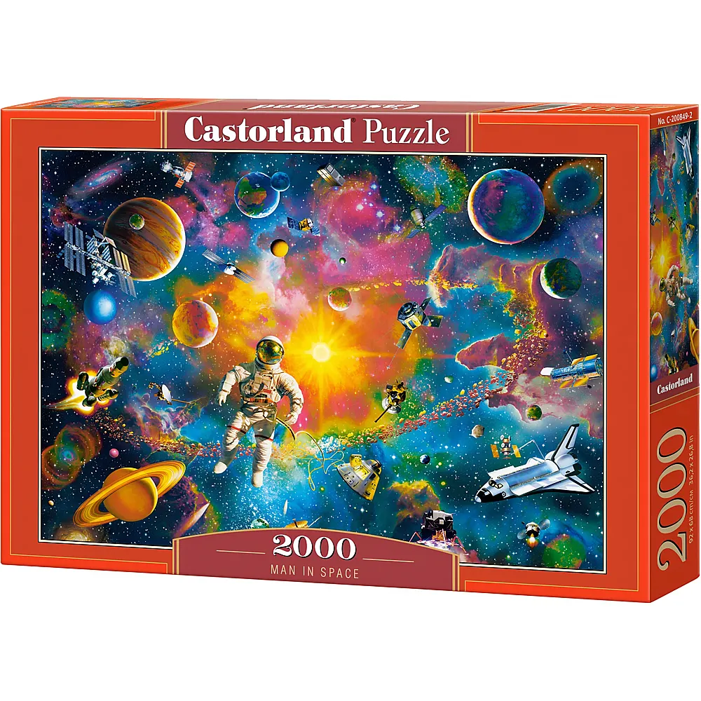 Castorland Puzzle Mann im Weltraum 2000Teile