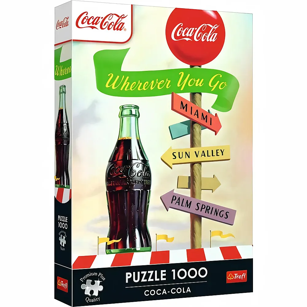 Trefl Puzzle Coca-Cola - Wohin es auch geht - 1000 Teile