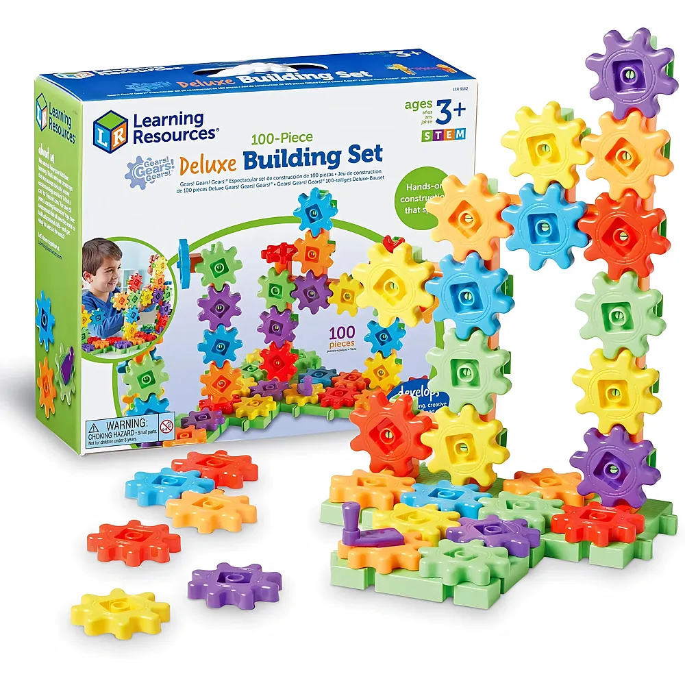 Learning Resources Gears Schaltung Einsteiger-Bausatz, F�rdert die Kreativit�t der H�nde, F�rdert die Feinmotorik