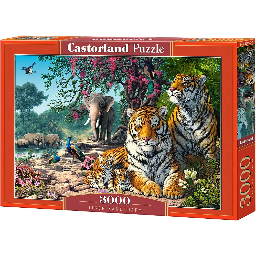 Castorland Puzzle The Tiger Sanctuary 3000Teile