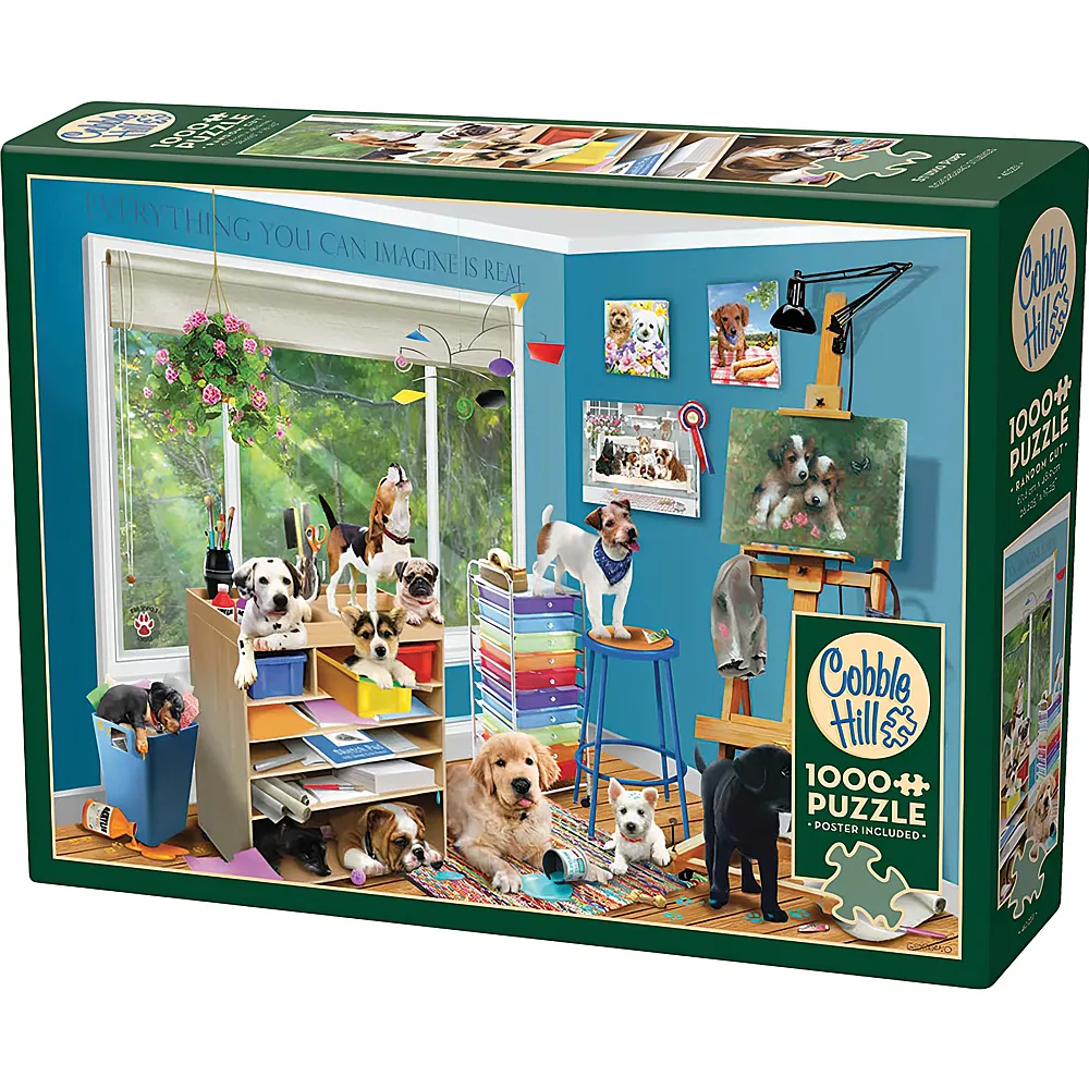 Cobble Hill Puzzle Studio Pups 1000Teile