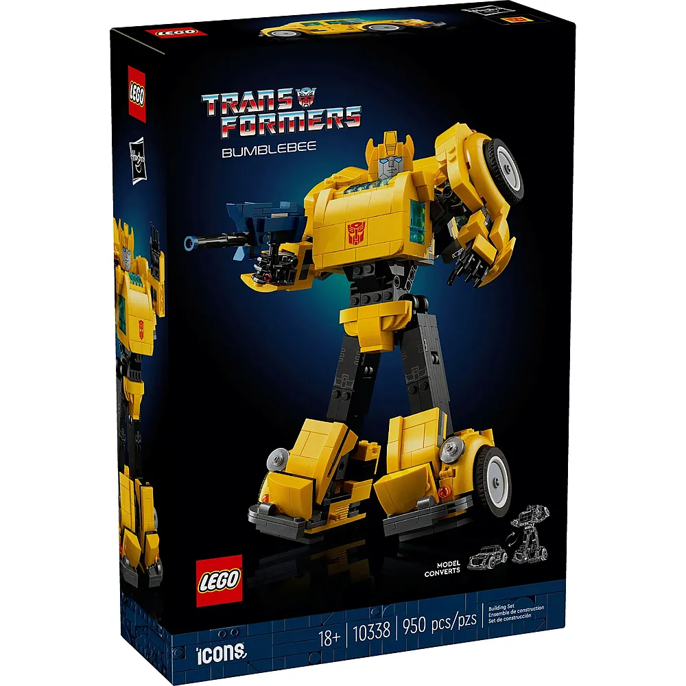 LEGO Icons Transformers Bumblebee 10338
