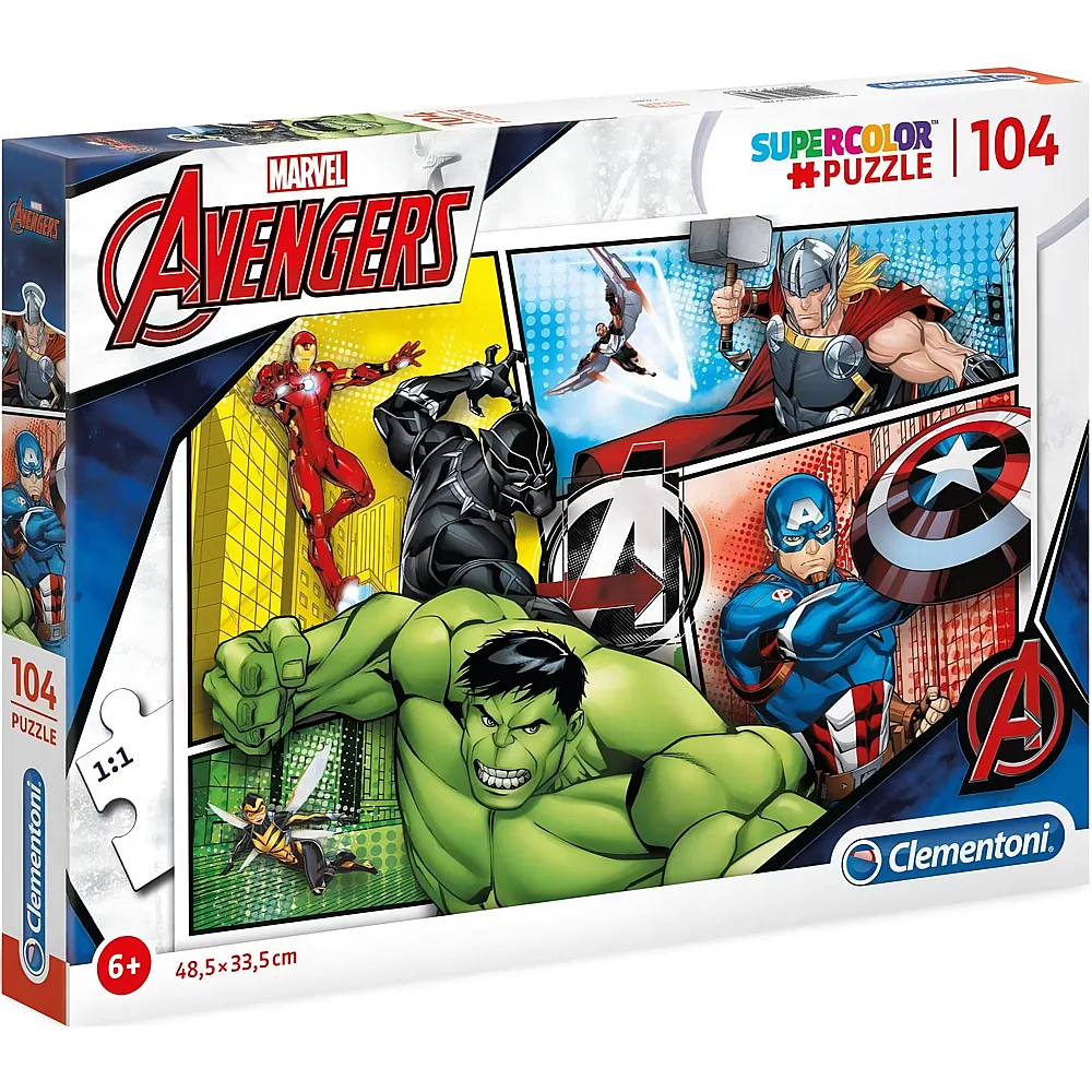 Clementoni Puzzle Supercolor The Avengers 104Teile