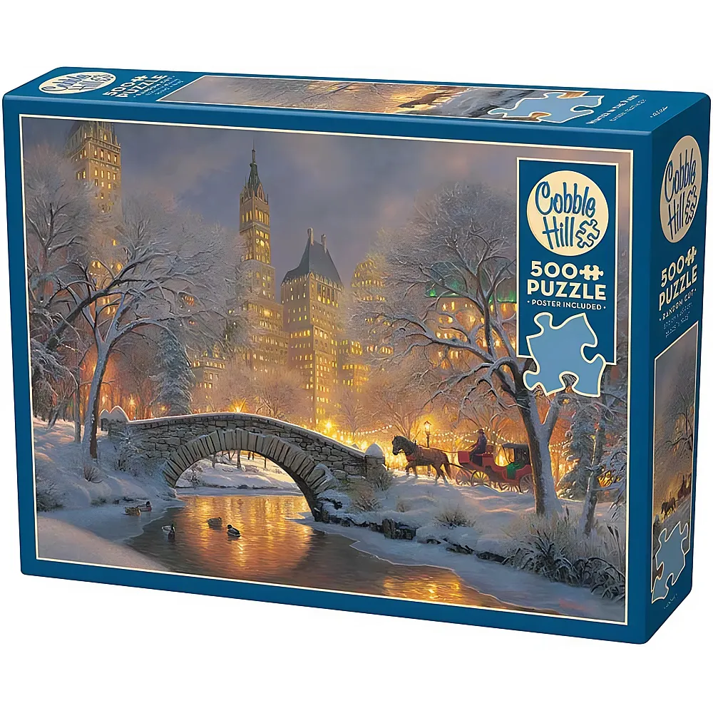 Cobble Hill Puzzle Mark Keathley: Winter in the Park - 500 Teile