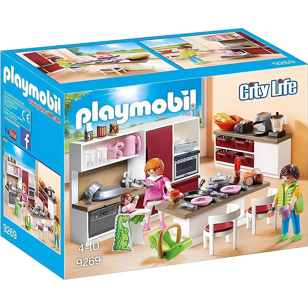 PLAYMOBIL City Life Grosse Familienkche 9269