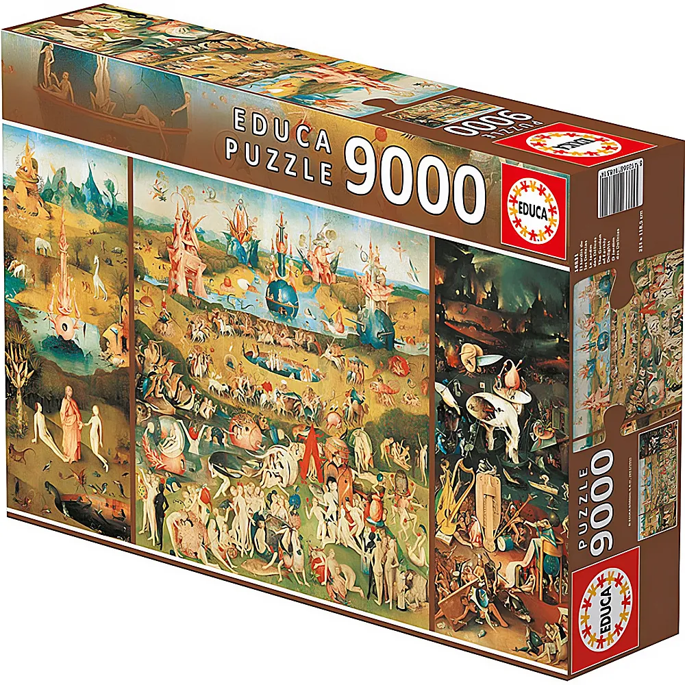 Educa Puzzle The garden of earthly delights 9000Teile