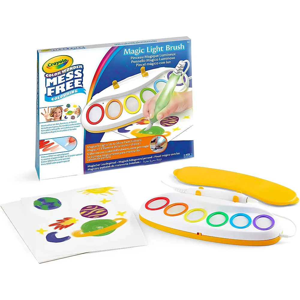 Crayola Color Wonder Magic Light Brush, Pinsel zum Malen ohne Flecken