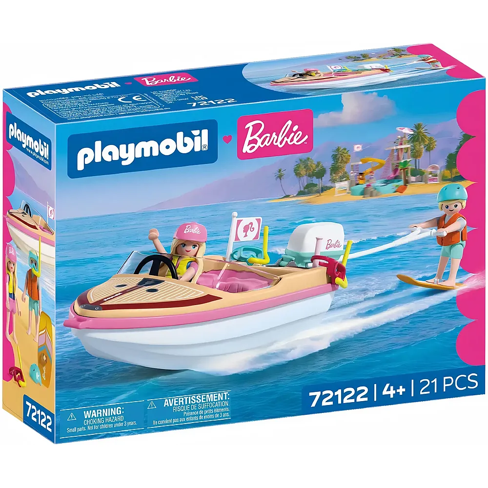 PLAYMOBIL Barbie Abenteuerboot 72122