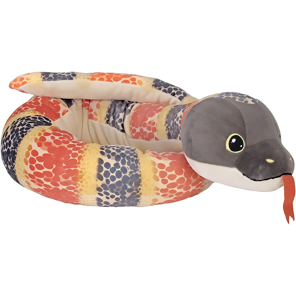 Wild Republic Snake Squishy Schlange Braun - 132 cm - Reptilien Pl�sch