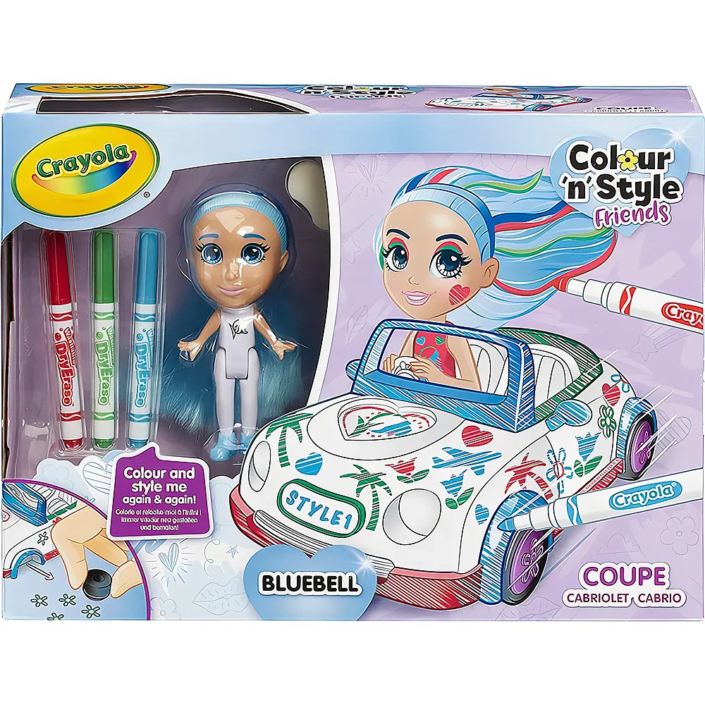 Crayola Colour'n'Style Friends Cabrio