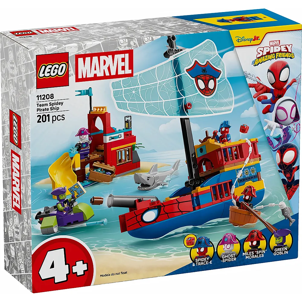 LEGO Spidey und Seine Super-Freunde Spiderman Piratenschiff von Spideys Team 11208