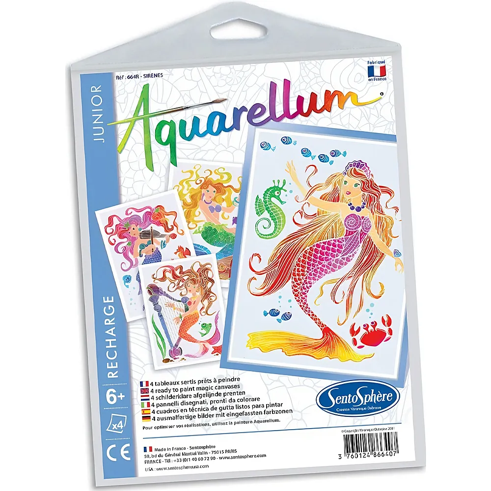 Sentosphere Aquarellum Meerjungfrauen Nachf�llpackung | Malsets