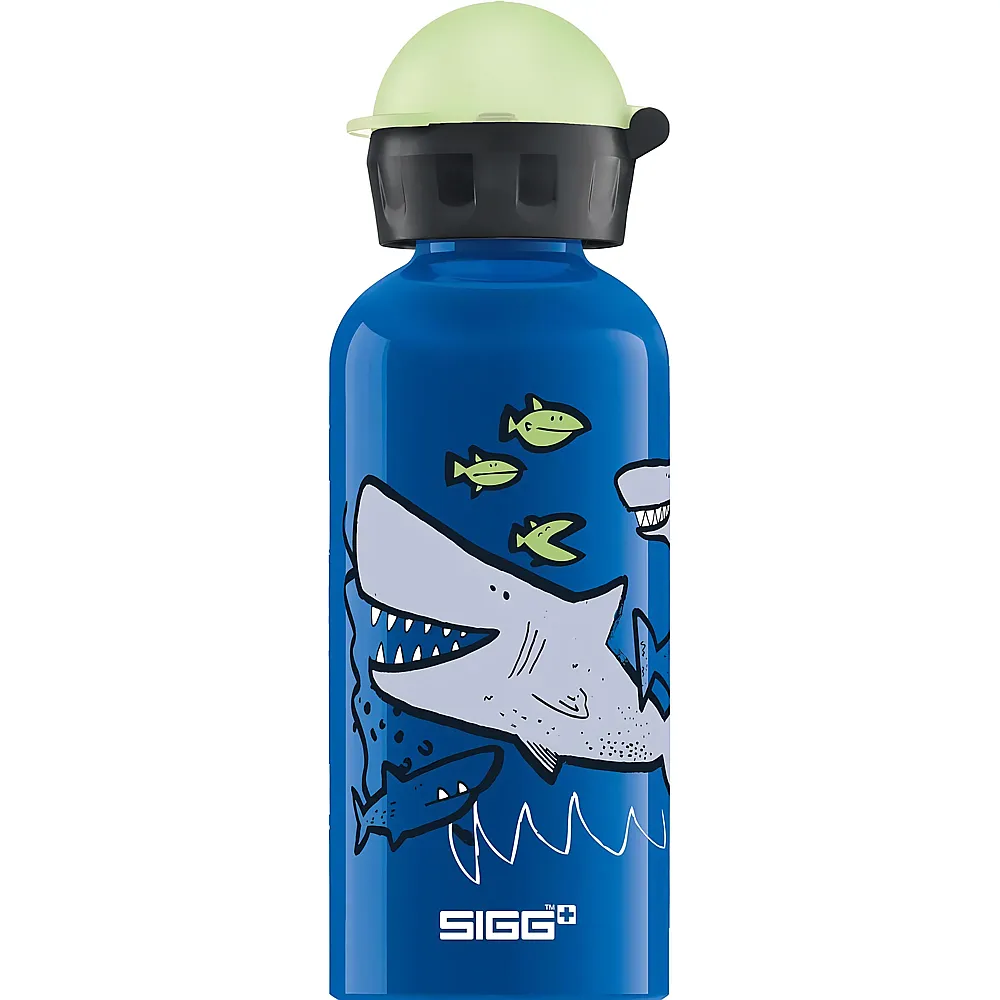 Sigg Kinder Trinkflasche Sharkies - 400 ml - Essen & Trinken