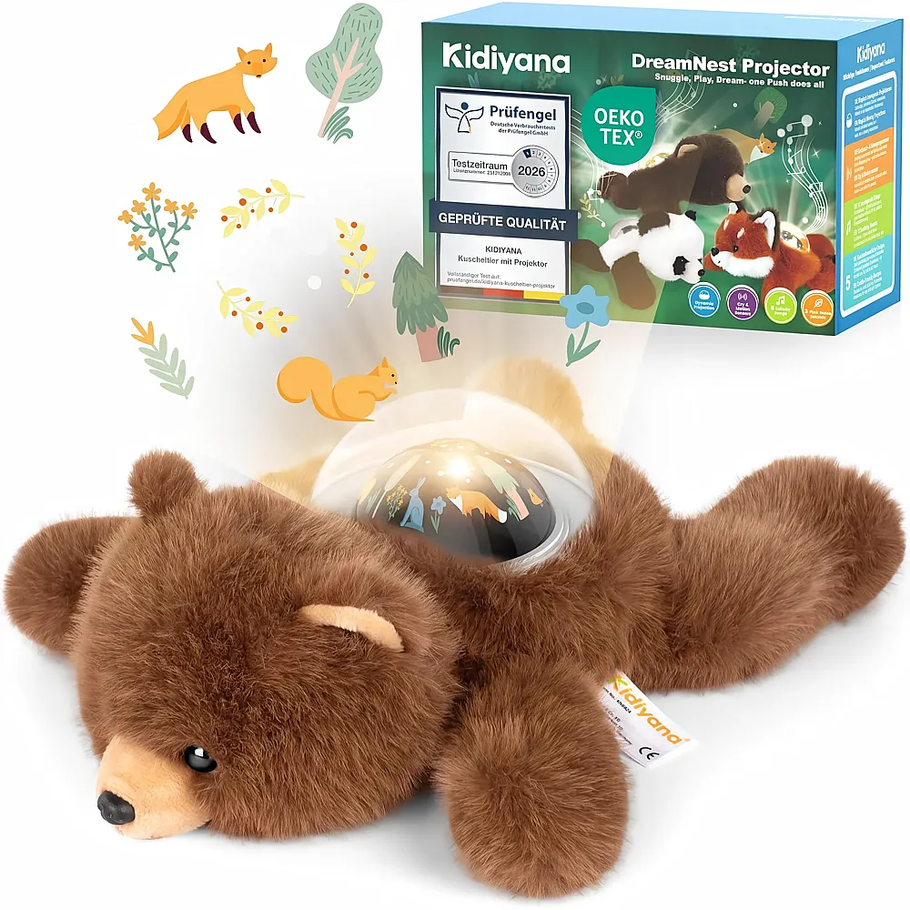 Kidiyana 3in1 Baby Einschlafhilfe B�r - 31 cm