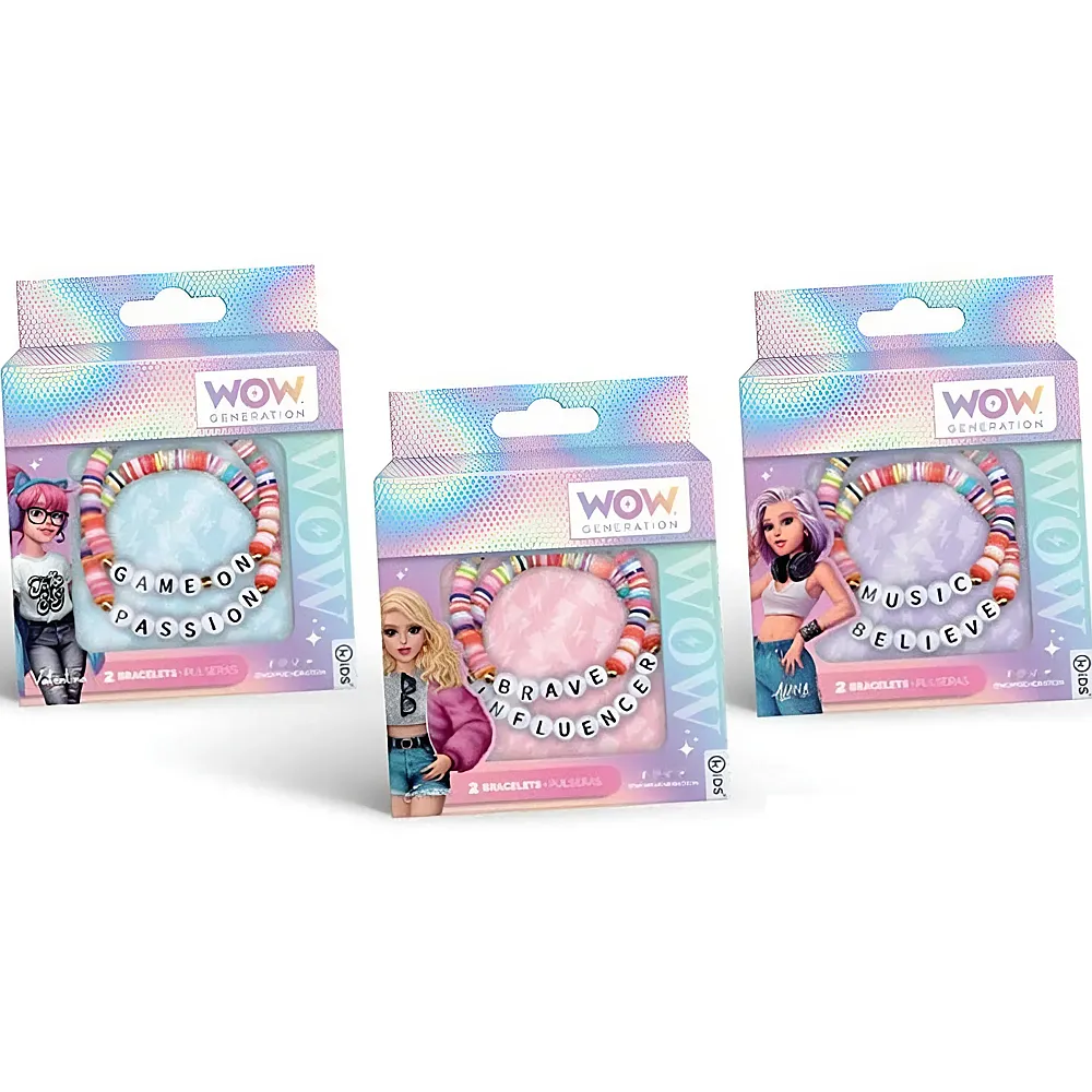 Kids Licensing Wow Generation Armband ass. mit Text