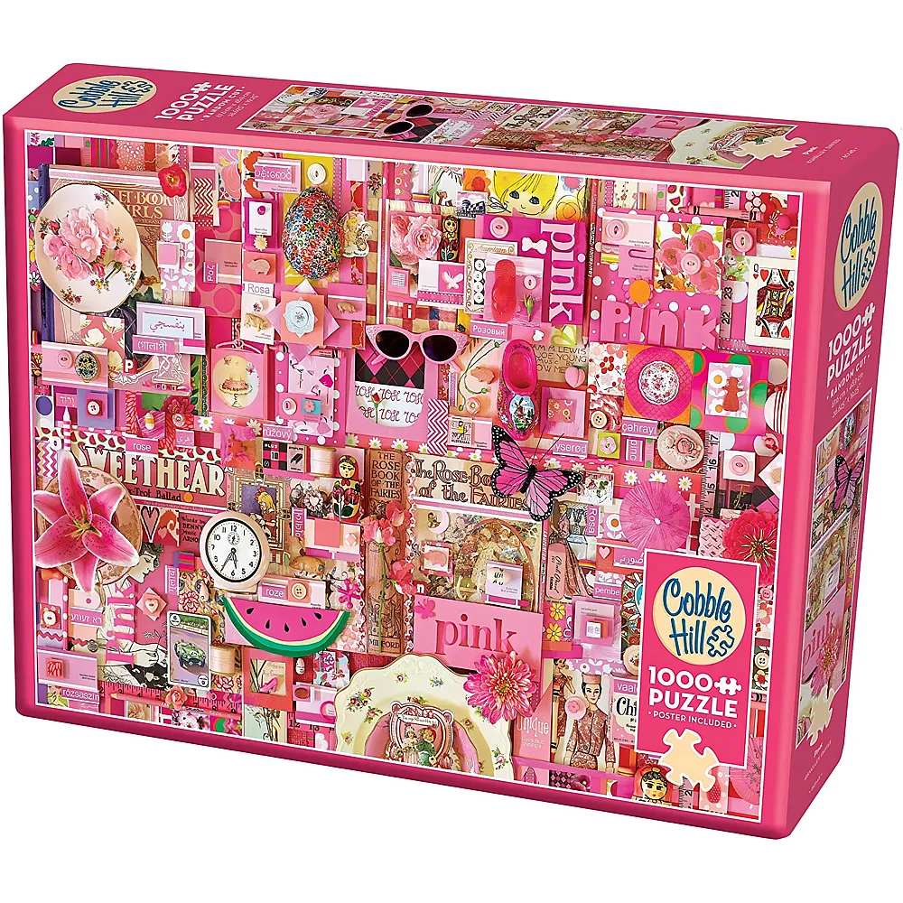 Cobble Hill Puzzle Pink 1000Teile