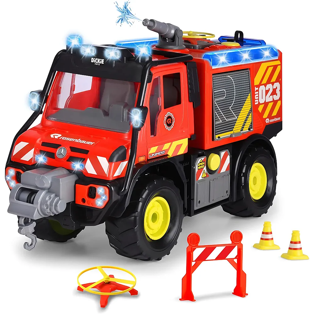 Dickie Unimog U530 Fire Rescue mit Licht & Sound