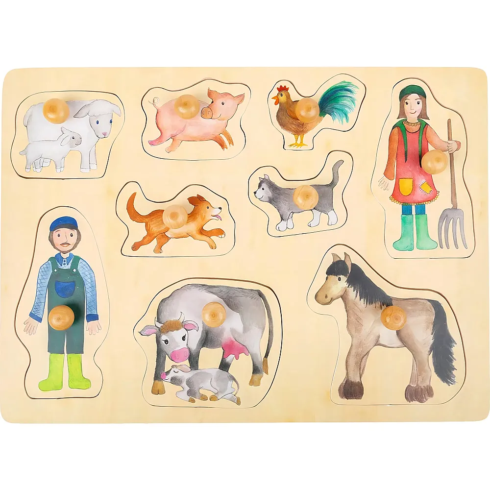 small foot Puzzle Bauernhof & Landleben 9Teile