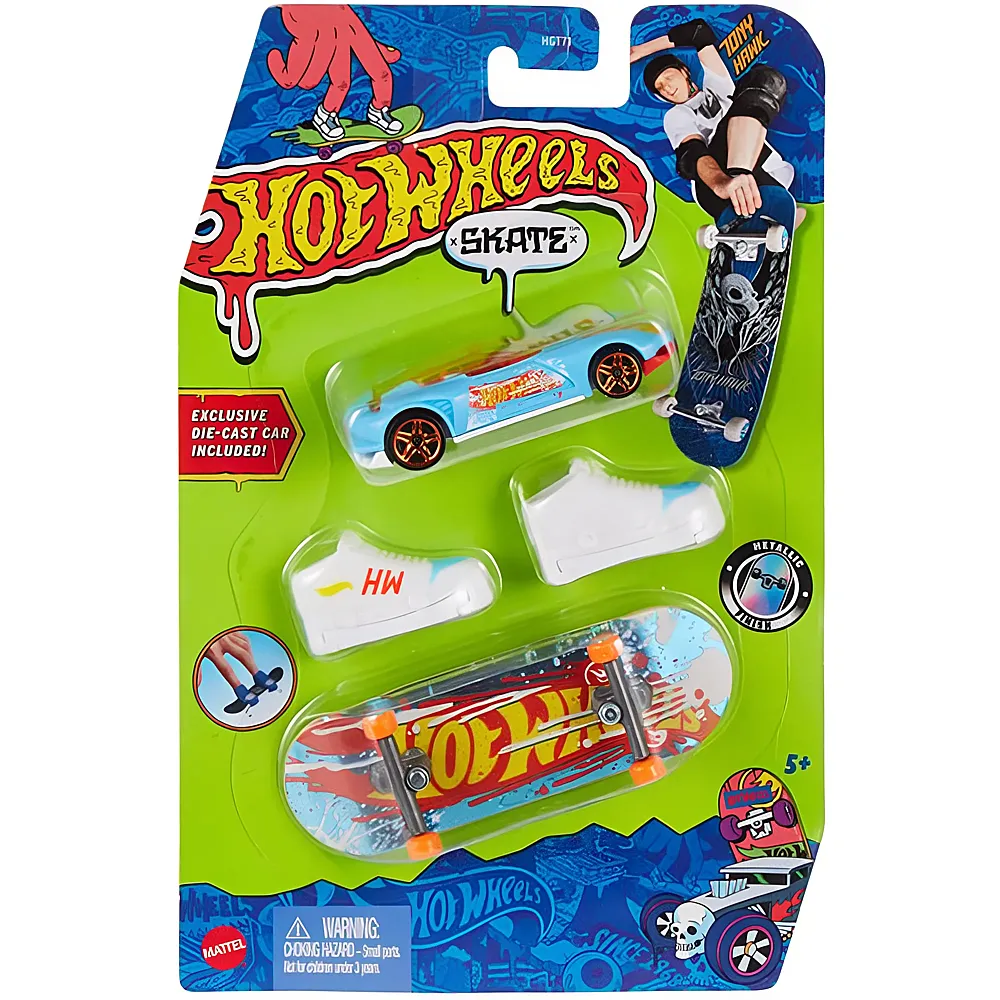 Mattel Tony Hawk Skateboard & Auto 5 | Spielzeugauto