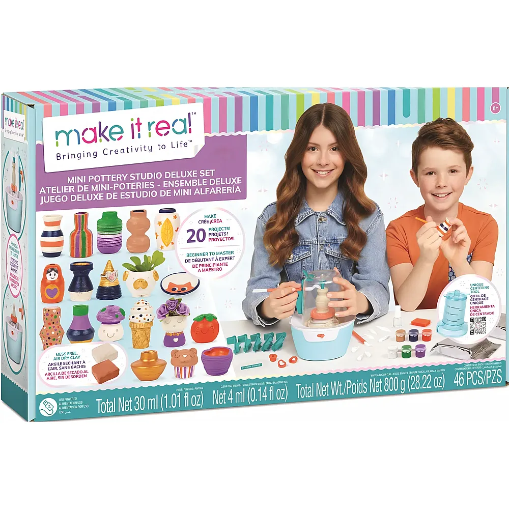Make It Real Mini T�pferstudio Deluxe Set
