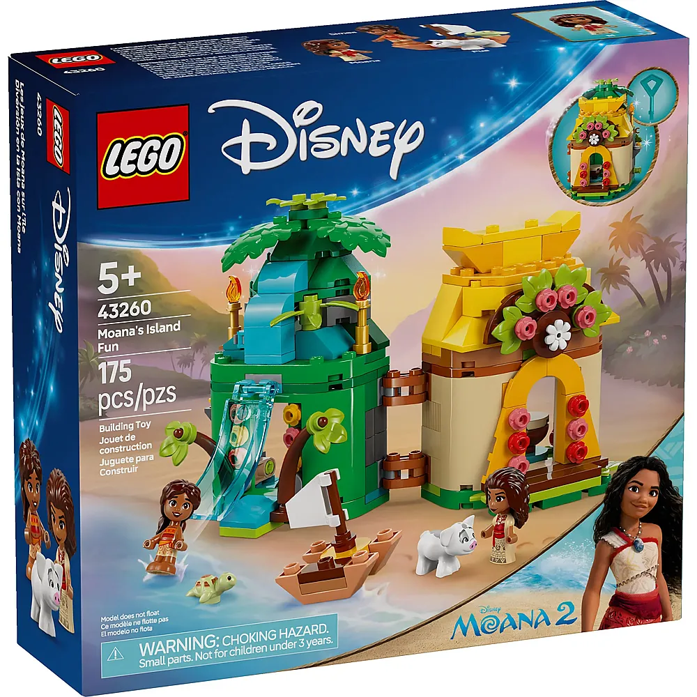 LEGO Disney Princess Vaianas Inselspa 43260