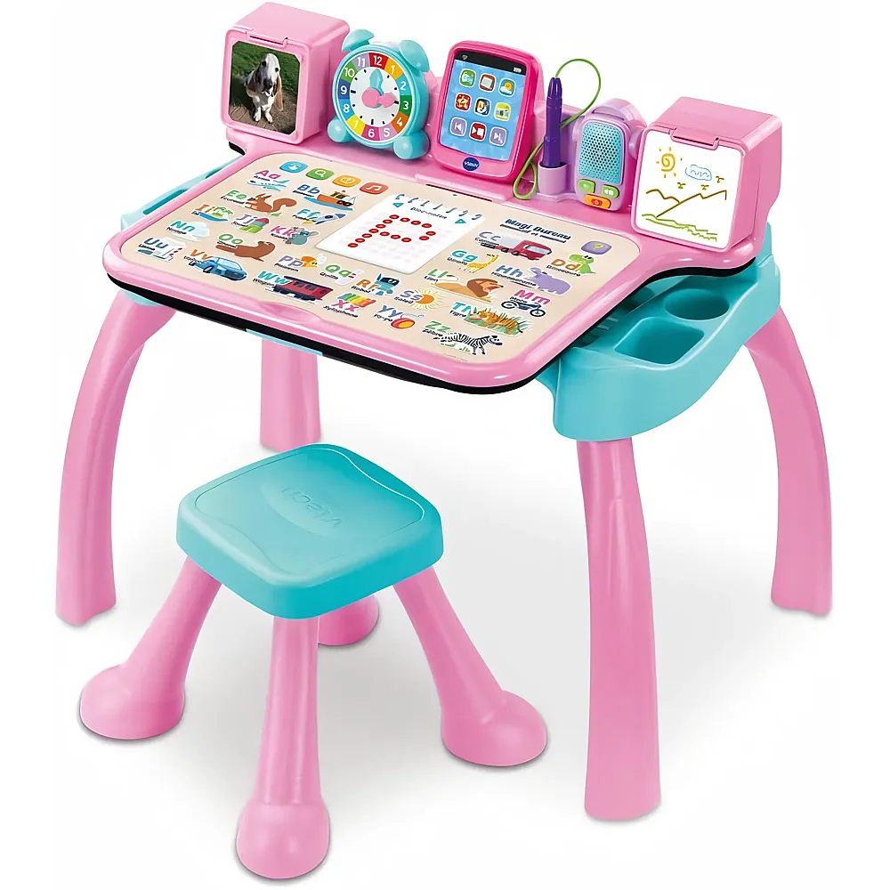 vtech Magi bureau interactif et musical rose