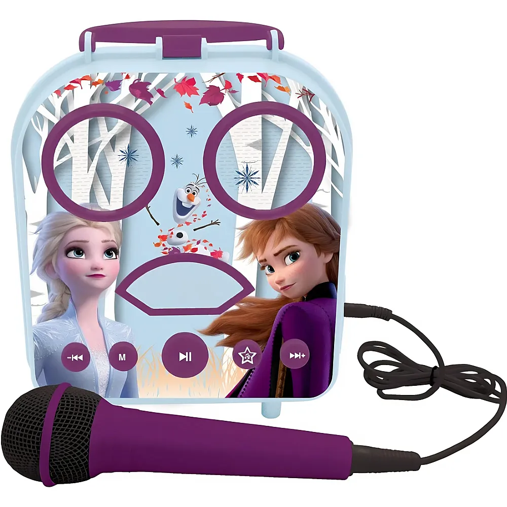 Lexibook Disney Frozen My Secret tragbarer Koffer mit BT Lautsprecher