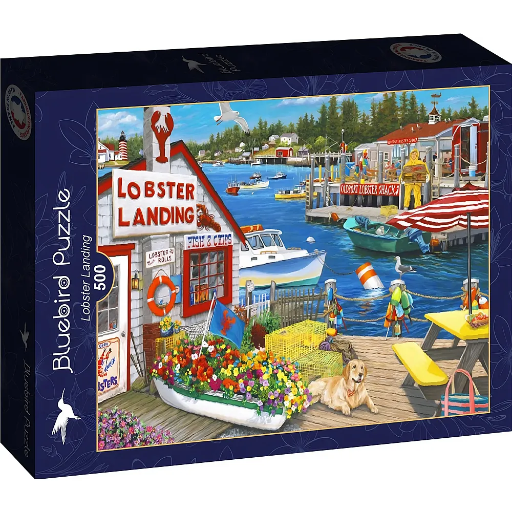 Bluebird Puzzle Lobster Landing 500Teile